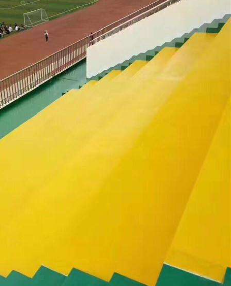 夏县球场台阶翻新修补改造